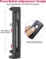 ULANZI iPad Phone Tripod Mount Adapter with Cold Shoe, Universal Smartphone Tablet Holder for Tripod with Arca Quick Release Plate 1/4'' Screw Mount, Compatible for iPhone iPad Surface Pro and More - Image 4