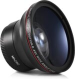 Lightdow 58MM 0.43x High-Definition Wide Angle + Macro Lens Attachment for Canon EOS Cameras - Enhance Your Photography Creativity (φ58mm) - Image 2