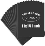 AUEAR, 10 Pack 11x14 Black Foam Boards, Foam Core Poster Board for Display, Mounting, Print, Presentation and Projects, 3/16'' Thick - Image 2