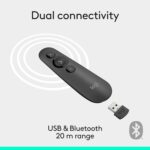 Logitech Wireless Presenter R500s, PowerPoint Clicker with Laser Pointer, Wireless Presentation Clicker Remote - Image 6
