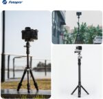 Fotopro 25" Carbon Fiber Tripod Extension Tube 3-Section Tripod Center Column Max Load 22lbs - Image 7