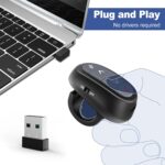 Presentation Clicker PowerPoint Wireless Presenter Remote: Laser Pointer Computer Clickers, Hyperlink Finger Ring Project Power Point PPT Clicker for Mac Laptop Office, Slideshow Google Slide Advancer - Image 5