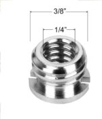 Camera 1/4"-20 to 3/8"-16 Reducer Bushing Convert Screw Adapter for Monopod, Tripod, Ballhead, Stand and Video Light DSLR SLR (10 Pack) - Image 4