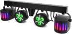 DJ Lighting Packages with Carry Bag, DJ Lights with Stand (7.5Ft) Sound Activated, DMX & Remote Control, Mobile Gig Light LED Party Bar Lighting System for Band, Booth, Stage, Wedding, Events - Image 8