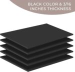 AUEAR, 10 Pack 11x14 Black Foam Boards, Foam Core Poster Board for Display, Mounting, Print, Presentation and Projects, 3/16'' Thick - Image 4