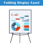 Falling in Art 66" High Black Aluminum Display Easel Stand, Large Adjustable Height Presentation Stand, Portable Tripod Holding Signs, Posters, and Whiteboards Up to 25lbs - Image 7