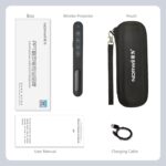 Norwii N76 Rechargeable Presentation clicker with Pointer, Long Range Presentation Remote, Wireless Presenter for PowerPoint Presentations, Slide Control (Green Light) - Image 9
