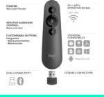 Logitech Wireless Presenter R500s, PowerPoint Clicker with Laser Pointer, Wireless Presentation Clicker Remote - Image 8