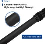 Fotopro 25" Carbon Fiber Tripod Extension Tube 3-Section Tripod Center Column Max Load 22lbs - Image 3