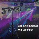 MUSYSIC LED Light Show Kit–, 4 Par Powerhouse GigBar for Parties-Lighting Package with Light Stand-LED Bar & Party Shining, Floor Stand, Concerts & Stage- | DJ Lighting and Spotlight- - MU-L31A - Image 7