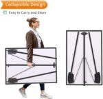 VIZ-PRO Magnetic Whiteboard Easel Black, 36 x 24 Inches, Portable Dry Erase Board Height Adjustable for School Office and Home - Image 6
