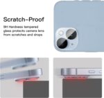 JETech Camera Lens Protector for iPhone 14 6.1-Inch and iPhone 14 Plus 6.7-Inch, 9H Tempered Glass, Anti-Scratch, Case Friendly, Does Not Affect Night Shots, HD Clear, 3-Pack - Image 8