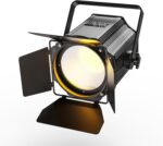 Stage Lights with Barn Doors, 200W COB LED Par Can Lights Spotlights, 2 in 1 Cool White & Warm White DMX512 Sound Activated Uplights for Events Parties Wedding Theater Church Concert Dance - Image 2