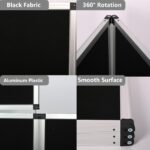 6+1 Panel Trade Show Presentation Board, 82.6" H x 70.8" W Portable Display Panel System, Folding 6 Panels Exhibition Boards Single Sided Tabletop Display 6 Panels,Hook & Loop-Receptive Fabric - Image 6