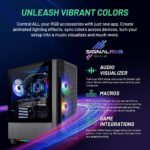 Skytech Gaming Shadow Gaming PC Desktop – Intel Core i7 13700F 2.1 GHz, NVIDIA RTX 4060, 1TB NVME SSD, 16GB DDR4 RAM 3200, 600W Gold PSU, 360mm AIO, 11AC Wi-Fi, Windows 11 Home 64-bit,Black - Image 3