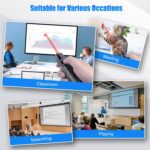2-in-1 USB Type C Presentation Clicker, Clicker for PowerPoint Presentations, Rechargeable Wireless Presenter Remote, Pointer RF 2.4GHz USB PowerPoint Clicker Slide Advancer with Volume Control - Image 7