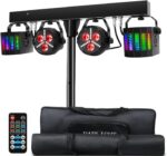 DJ Lighting Packages with Carry Bag, DJ Lights with Stand (7.5Ft) Sound Activated, DMX & Remote Control, Mobile Gig Light LED Party Bar Lighting System for Band, Booth, Stage, Wedding, Events - Image 2