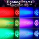 Stage Lights, Dj Party Lights, 36 Led Par Light with Remote & DMX Controlled (2) - Image 3