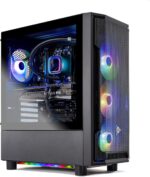 Skytech Gaming Shadow Gaming PC Desktop – Intel Core i7 13700F 2.1 GHz, NVIDIA RTX 4060, 1TB NVME SSD, 16GB DDR4 RAM 3200, 600W Gold PSU, 360mm AIO, 11AC Wi-Fi, Windows 11 Home 64-bit,Black - Image 2