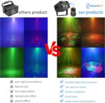 DJ Disco Stage Party Lights - Northern Laser Light Effect RGB Led Sound Activated Strobe Lighting with Remote Control for Indoor Birthday Halloween Karaoke Club KTV - Image 3