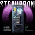 STGAubron Gaming PC Desktop Computer, Intel Core i7 up to 3.9 GHz, Radeon RX 580 8G, 16G RAM, 512G SSD, WiFi, Bluetooth 5.0, RGB Fan x6, Windows 10 Home - Image 7