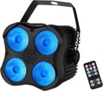 Stage Par Lights, Super Bright RGBW LED Par Can Light with Remote & DMX Control, Stage Light Sound Activated DJ Uplighting for Event Festival Party Indoor Church Stage Lighting - Image 2