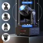 U`King LED Moving Head Light RGBW Beam Lights with DMX for Live Show DJ Disco Events Party Stage Lighting KTV Wedding Christmas and Halloween(1 PCS) - Image 5