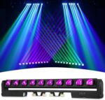 Big Dipper Moving Head Stage Light Bar, 10x15W LED Wall Washer Lights RGBW Strobe Lights with Sound Acitivated and DMX DJ Light Bar for Party Wedding Bars Live Show - Image 2