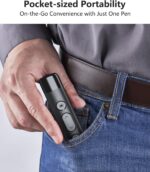 4-in-1 Presentation Clicker with Telescopic Pointer & Stylus Pen - 2.4GHz Wireless Presenter for PowerPoint/Keynote, Teacher Lanyard, Rechargeable - Compatible with Smart Board, Computer, Mac, Tablet - Image 8