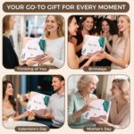 Self Care Gift Basket for Women Birthday Relaxing Spa Set Gifts with Luxury Flannel Blanket Sympathy Care Package Get Well Soon Thinking of You for Mom Wife Sister Best Friend Grandma - Image 10