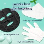 SpaLife Men's 12-Piece Spa Set: Repairing Hand Gloves for Dry Hands, Cooling Mint Foot Socks for Cracked Heels, and Moisturizing Face Mask Ultimate Men Grooming and Relaxation Gift Kit - Image 5