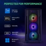 Skytech Gaming Shadow Gaming PC Desktop – Intel Core i7 13700F 2.1 GHz, NVIDIA RTX 4060, 1TB NVME SSD, 16GB DDR4 RAM 3200, 600W Gold PSU, 360mm AIO, 11AC Wi-Fi, Windows 11 Home 64-bit,Black - Image 4