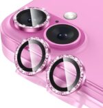 Tensea for iPhone 16 / iPhone 16 Plus Camera Lens Protector, 9H Tempered Glass Camera Cover Screen Protector, HD Clear, Metal Individual Ring for iPhone 16 6.1inch/16 Plus 6.7inch - Image 2