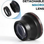 Lightdow 58MM 0.43x High-Definition Wide Angle + Macro Lens Attachment for Canon EOS Cameras - Enhance Your Photography Creativity (φ58mm) - Image 3