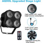 Stage Par Lights, Super Bright RGBW LED Par Can Light with Remote & DMX Control, Stage Light Sound Activated DJ Uplighting for Event Festival Party Indoor Church Stage Lighting - Image 5