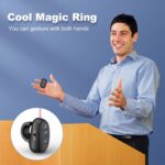 Presentation Clicker PowerPoint Wireless Presenter Remote: Laser Pointer Computer Clickers, Hyperlink Finger Ring Project Power Point PPT Clicker for Mac Laptop Office, Slideshow Google Slide Advancer - Image 3