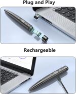 4-in-1 Presentation Clicker with Telescopic Pointer & Stylus Pen - 2.4GHz Wireless Presenter for PowerPoint/Keynote, Teacher Lanyard, Rechargeable - Compatible with Smart Board, Computer, Mac, Tablet - Image 6