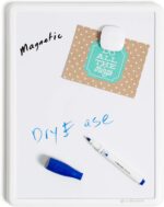 U Brands Contempo Magnetic Dry Erase Board Kit, 8.5”x11”, White Modern Frame, includes 4 Markers and Magnet - Image 7