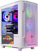 Skytech Gaming Archangel Desktop PC, Ryzen 7 5700 3.7 GHz (4.6GHz), AMD RX 6600 8GB, 1TB NVMe SSD, 16GB DDR4 RAM 3200, 650W Gold PSU, Wi-Fi, Win 11 - Image 2