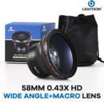 Lightdow 58MM 0.43x High-Definition Wide Angle + Macro Lens Attachment for Canon EOS Cameras - Enhance Your Photography Creativity (φ58mm) - Image 7