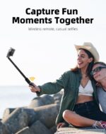 TODI 63" Cell Phone Selfie Stick Tripod, Portable Tripod for iPhone with Wireless Remote, Extendable Smartphone Stand, All-in-1, Compatible with iPhone/Android - Image 4
