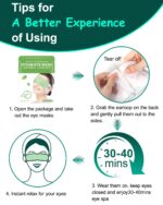 16 Packs Steam Eye Masks for Dry Eyes, Self Heating Warm Compress for Eyes Fatigue & Puffiness Relief, Disposable Heated Eye Mask Travel Essentials, Spa Relaxation Set for Women Christmas, Unscented - Image 8