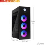 HP OMEN 45L Gaming Desktop, Intel Core Ultra 7 265K, 32 GB RAM, 2TB SSD, NVIDIA GeForce RTX 5080, Windows 11 Pro, Microsoft Copilot, Tempered Glass, GT22-3080 (2025) - Image 6