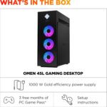 HP OMEN 45L Gaming Desktop, Intel Core Ultra 7 265K, 32 GB RAM, 2TB SSD, NVIDIA GeForce RTX 5080, Windows 11 Pro, Microsoft Copilot, Tempered Glass, GT22-3080 (2025) - Image 10