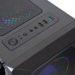 MXZ Gaming PC Computer R5 3600, RTX 4060, 16G DDR4, NVME 500G, A320,6RGB Fans,Windows 11 Pro Ready to use, Gamer Desktop Computer(R5 3600| RTX 4060) - Image 4