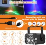 DJ Disco Stage Party Lights - Northern Laser Light Effect RGB Led Sound Activated Strobe Lighting with Remote Control for Indoor Birthday Halloween Karaoke Club KTV - Image 6