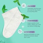 SpaLife Men's 12-Piece Spa Set: Repairing Hand Gloves for Dry Hands, Cooling Mint Foot Socks for Cracked Heels, and Moisturizing Face Mask Ultimate Men Grooming and Relaxation Gift Kit - Image 6