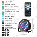 Stage Lights, Dj Party Lights, 36 Led Par Light with Remote & DMX Controlled (2) - Image 7