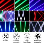 Moving Head Light 2 Pack 90W LED Beam Stage Light RGBW 4-in-1 DJ Lights Moving Head Spot Sound Activated DMX for Wedding Live Show Christmas Party - Image 5