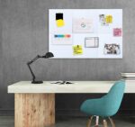 Large Cork Board Felt Board Tiles for Walls with 30 Push Pins, 11.8"x11.8" Pack of 6 Pin Board Notice Boards for Home Office Kitchen, Bulletin Board Wall Tiles for Photos Memos - Image 5